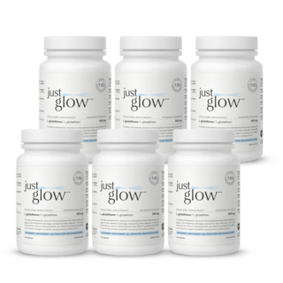 저스트글로우 퓨어 L-글루타치온 500mg, 6개, 120정