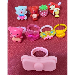 兒童卡通戒指 可愛造型戒指 幼兒園禮物 生日禮物 聖誕禮物