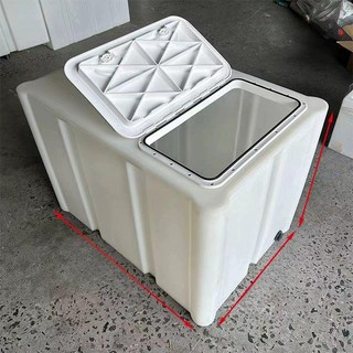 활어통 물탱크 대용량 양동이 활어 운송 운반통 양어장 수조 수산 투명 수도꼭지 횟집 물고기통 활어차 탱크, 500L 보드 뚜껑