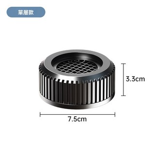 洗衣機/冰箱墊高底座：防震靜音橡膠腳墊，穩固支撐，輕鬆清潔，延長家電壽命, 1個, 圓形單層一套【墊高3.3CM】一套四個