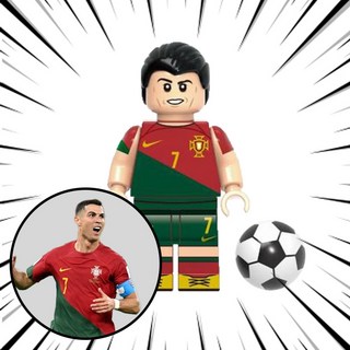 축구선수 호환블럭 브릭미니피규어 컬렉션 취미/수집/장식/컬렉션용 커스텀 호환 블록피겨 시리즈 B, 1개