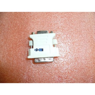 DVI 轉 VGA 轉接頭｜公轉母轉換器，支援多顯示器連接，穩定訊號傳輸，適用於電腦、顯示卡, 1個