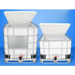 ibc탱크 배럴 기름 폐유 폐기물 창고 위험물 가리개 자외선 세탁완료, 1개, 1000L 상단 65cm 두꺼운