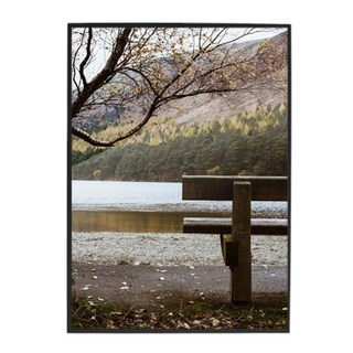 사인닥터 알루미늄 프레임 액자 상단 오픈형 A4 A3 A2 A1, 1개, 블랙