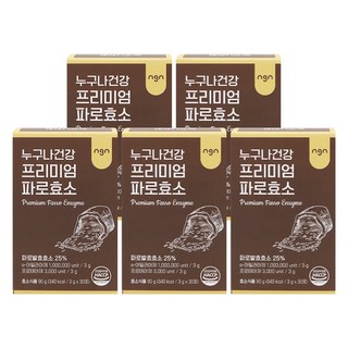 누구나건강 프리미엄 파로효소, 5개, 90g
