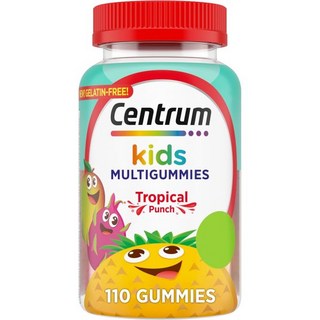 센트롬 어린이 종합비타민 구미젤리 트로피컬 펀치 맛 Centrum Kids 150개입, 150 카운트, 1개, 150정