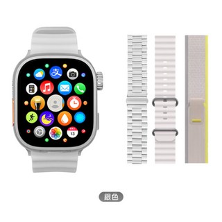 智慧 CW-44 Plus 震動版 AI智能電話手錶 Volte新語音 兒童老人成人適用, 銀