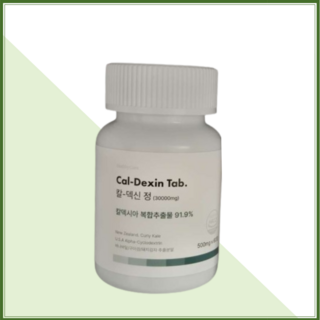 칼덱신정 500mg 칼텍신정 컬리케일 알파CD 알파시클로덱스트린 비타민 철분 밀크씨슬, 1개, 60정