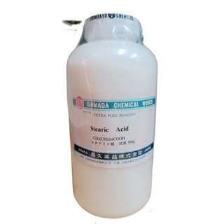 SHIMADA CHEMICAL WORKS 司多脂酸 EXTRA PURE REAGENT 500克, 1個