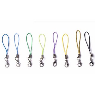 龍蝦扣手機繩 DIY手作材料 黏土配件 手工飾品 掛繩 手機飾品 鑰匙圈 手機吊飾 熱縮片 滴膠模具 UV水晶滴膠, 1個, 寶藍