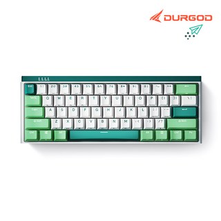 DURGOD K330w 블루투스 유선 무선 기계식키보드, 저소음 적축, MINT