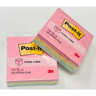 富福里 3M Post-it 654 彩色便利貼 76*76mm 辦公室學生用 可再貼 便條紙 225張, 1個