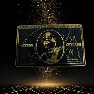 三角洲行動金屬房卡總裁周邊遊戲啓動國王NFC啓動卡鑰匙卡批發, 1個, 雷斯【金屬卡】