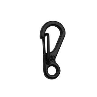 SF 迷你彈簧掛鉤 25mm 銀色 5入 登山露營戶外EDC小物掛勾, 5個