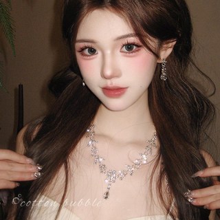 公主鋯石水滴 晚禮服配飾 輕奢高級感 新娘飾品 生日禮物