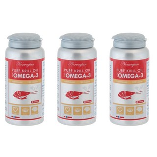 Isbjorn 挪威北極熊 南極磷蝦油添加魚油膠囊 Omega-3 120粒, 1套, 360顆