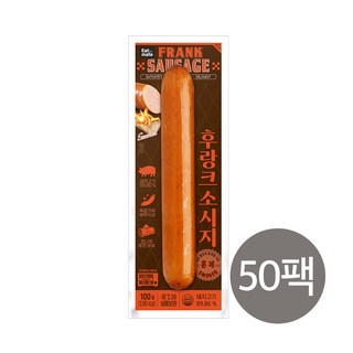 [랭킹닭컴] 잇메이트 후랑크 소시지 훈제, 50개, 100g