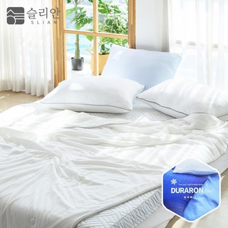 슬리안 시원한 여름 쿨 차렵 냉감이불 듀라론 냉감패드 세트