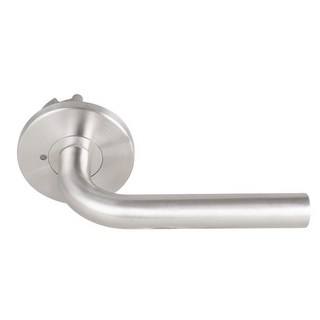 예스코리아 615L SS 스테인리스 방문손잡이 버튼형, 실버, 1개