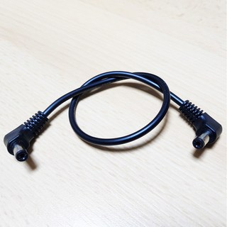 기역자 DC케이블 DC연결선 숫숫 케이블 5.5mm 30cm, 1개