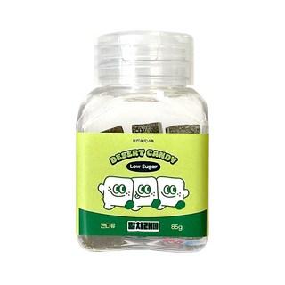 묘미담 수제 저당 디저트 캔디 말차라떼, 1개, 85g