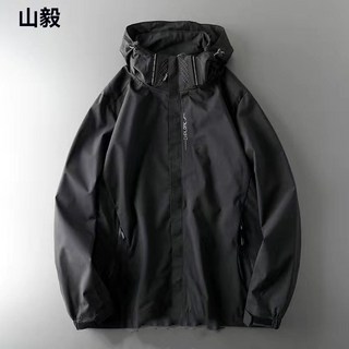 秋冬季新款運動風衣夾克男女款衝鋒衣情侶外套