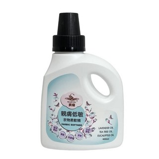 MARVEL汎奇親膚低敏衣物柔軟精600ml，溫和呵護、持久留香、柔軟舒適, 1個