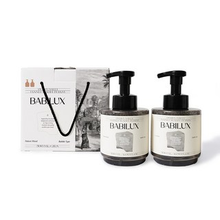 바빌룩스 핸드워시 기프트 선물 세트 (500ml x 2개) 돌잔치 답례품 집들이 행사 선물, 1세트