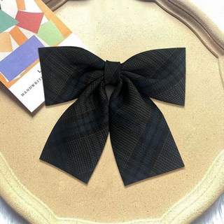 桃園出貨 JK領結女日系制服格子領結學院風校服襯衫免打懶人蝴蝶結學生版