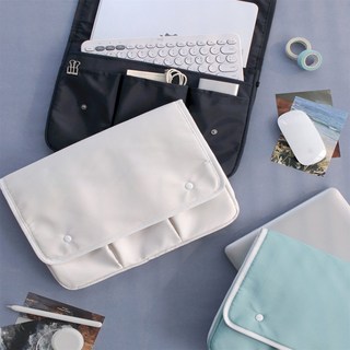 랄라온 멀티포켓 15노트북파우치 노트북가방, 03 베이지