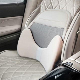 링컨네비게이터 허리쿠션 2in1 차량용 등쿠션, 1개, 도킹쿠션(등쿠션+허리쿠션2in1) - 블랙