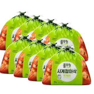 풀무원 사계절 아삭 포기김치, 8개, 10kg