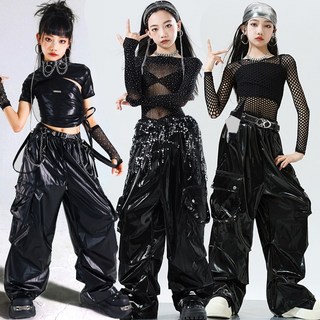 클로이클로젯 블랙걸즈 주니어 어린이 여아 걸그룹 케이팝 힙합 째즈 스우파 무대의상