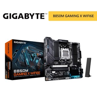技嘉 GIGABYTE B850M GAMING X WIFI6E AMD 主機板，WIFI6E無線網路，GAMING音效，擴充性強
