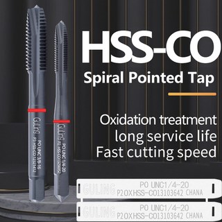 10 JIS 나선형 40 기계 32 VOKET 나사 플루트 24 UNF HSS 스레드 링 UNC 표준 8 3/8 OX 1PCS 탭 4 6 1/4 레드 CO, UNF2 64, 1개