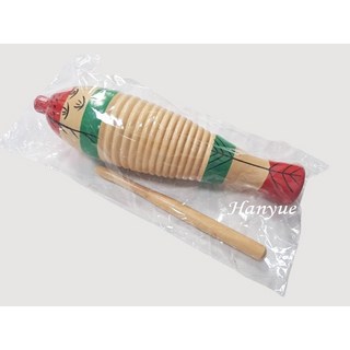 瀚悅樂器 原木蛙鳴筒 打擊樂器 幼兒園 早教教具 魚蛙 兒童玩具 刮胡蛙鳴器, 1個