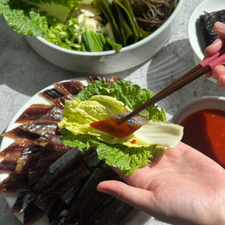 [제철미식추천] 과메기 구룡포 직송 촉촉쫄깃꼬소 꽁치 과메기 프리미엄 홈마카세 세트, 1박스, 쌈세트 5미 10쪽