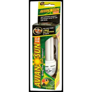 蛋叔叔 Zoomed 鳥用UVB 5.0節能燈 紫外線燈 補鈣 鸚鵡 寵物鳥 虎皮鸚鵡 巴丹 玄鳳 金剛鸚鵡 曬太陽, 1個