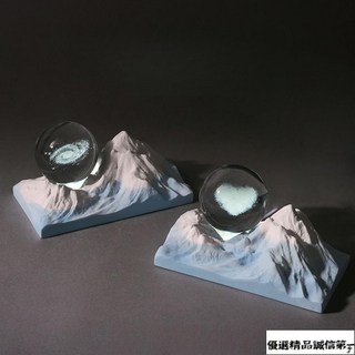 生活用品-香薰香氛穀墾銀河小夜燈香薰擺件山峰擴香石禮盒生日禮物女生送朋友衕學 香薰 香氛 空氣清新劑－, 1個, 愛心款【無禮盒】,梔子花