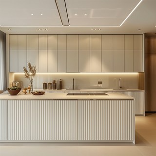 닥터씽크 릴러블키친7 린넨크림 싱크대 주방 시공 리모델링, 10_릴러블키친7 키큰장형 4.2M