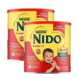 네슬레 니도 킨더 1 플러스 토들러 가루분유 1세부터 3세까지 Nestle NIDO Kinder 1+ Powdered Milk Beverage, 2개, 2.2kg
