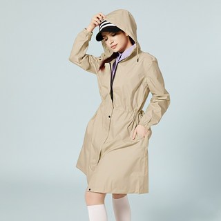 헬로버디 여성 골프우비 레인코트 비옷 방수 아노락, 1개, 베이지