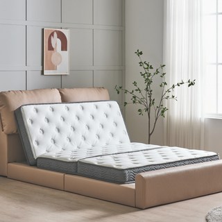 프리모 3단접이식 매트리스 고밀도 포켓스프링 15CM 독립스프링, 150mm, 미디엄하드