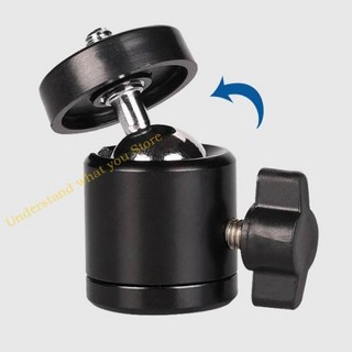 헤드 용 미니 삼각대 공 360 ° 회전식 마운트 카메라 볼 어댑터 1/4 "DSLR 캠코더 라이트를위한 스크류 구, 01 CHINA, 1개