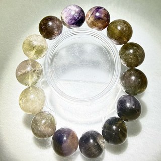 老料 老礦 極光23手珠 16mm 能量水晶 穩定情緒 增強意志