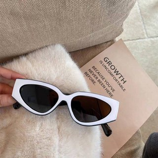 復古貓眼墨鏡 黑白拼色太陽眼鏡 74531