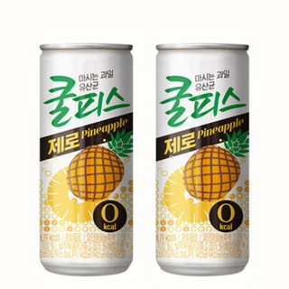 쿨피스 파인애플맛 230mlx30캔x2박스 (60캔), 230ml