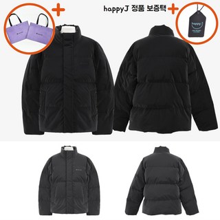 스노우피크 실키 스탠드넥 미들 다운 자켓 겨울 아우터 점퍼 남성 남자 블랙 차콜 + happyJ 보증택