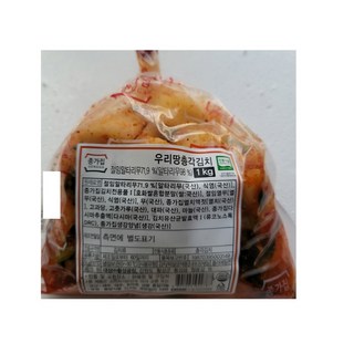 원하프종가집우리땅총각김치소백 1kG, 1개