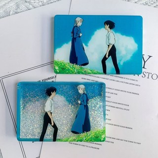 小擺件 哈爾的移動城堡哈爾與蘇菲流沙麻將遊戲週邊立牌, 1個, 哈爾與蘇菲9*6